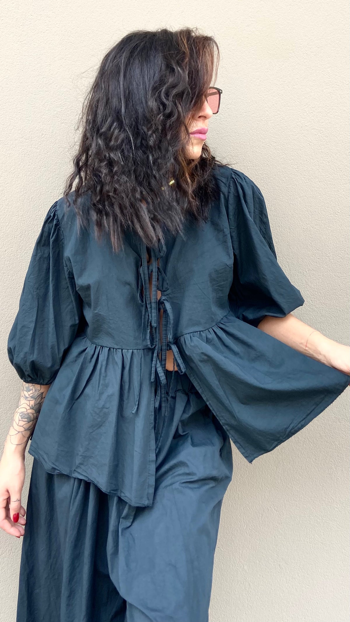 CAMICIA ANNA COLORE NERO