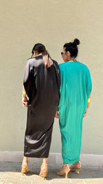 ABITO TESSAIN RASO VERDE SMERALDO