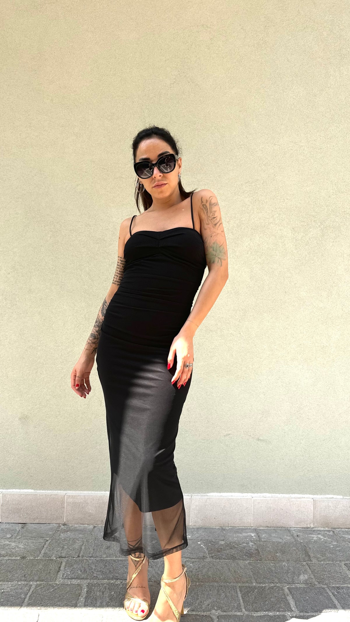 ABITO TUBINO IN TULLE