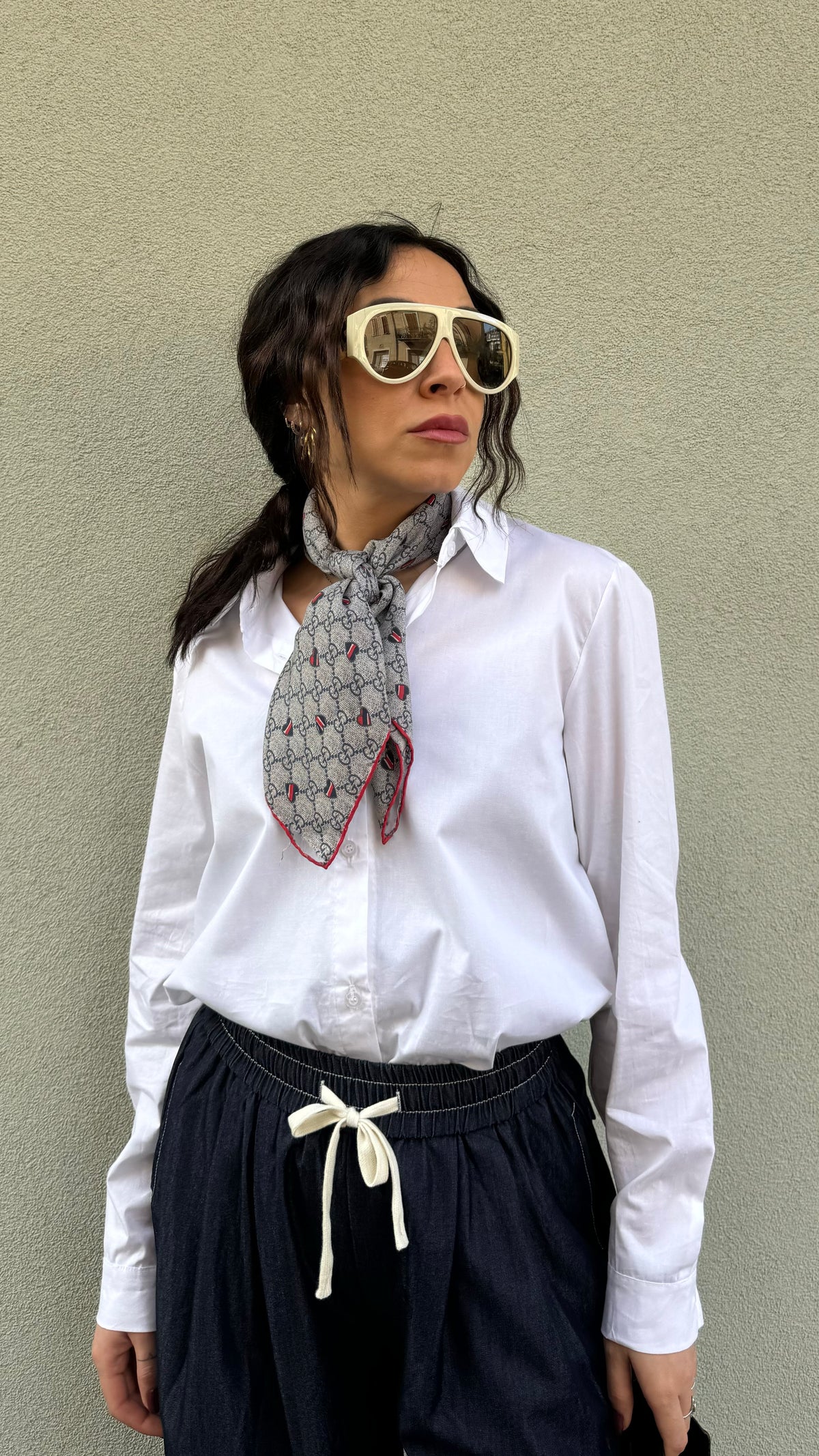 CAMICIAC BIANCA BASIC FIT