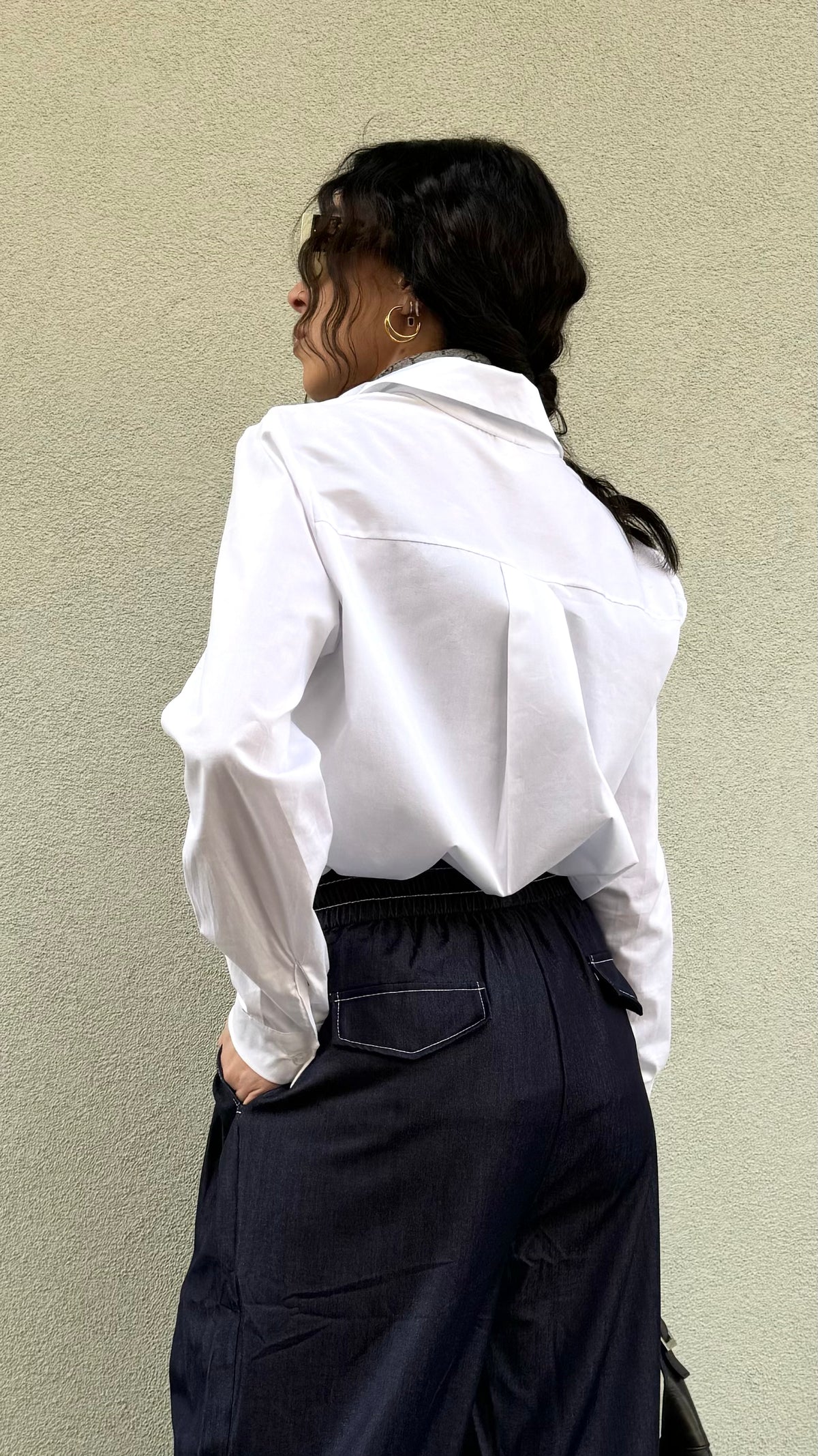 CAMICIAC BIANCA BASIC FIT