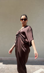 ABITO TESSAIN RASO CIOCCOLATO