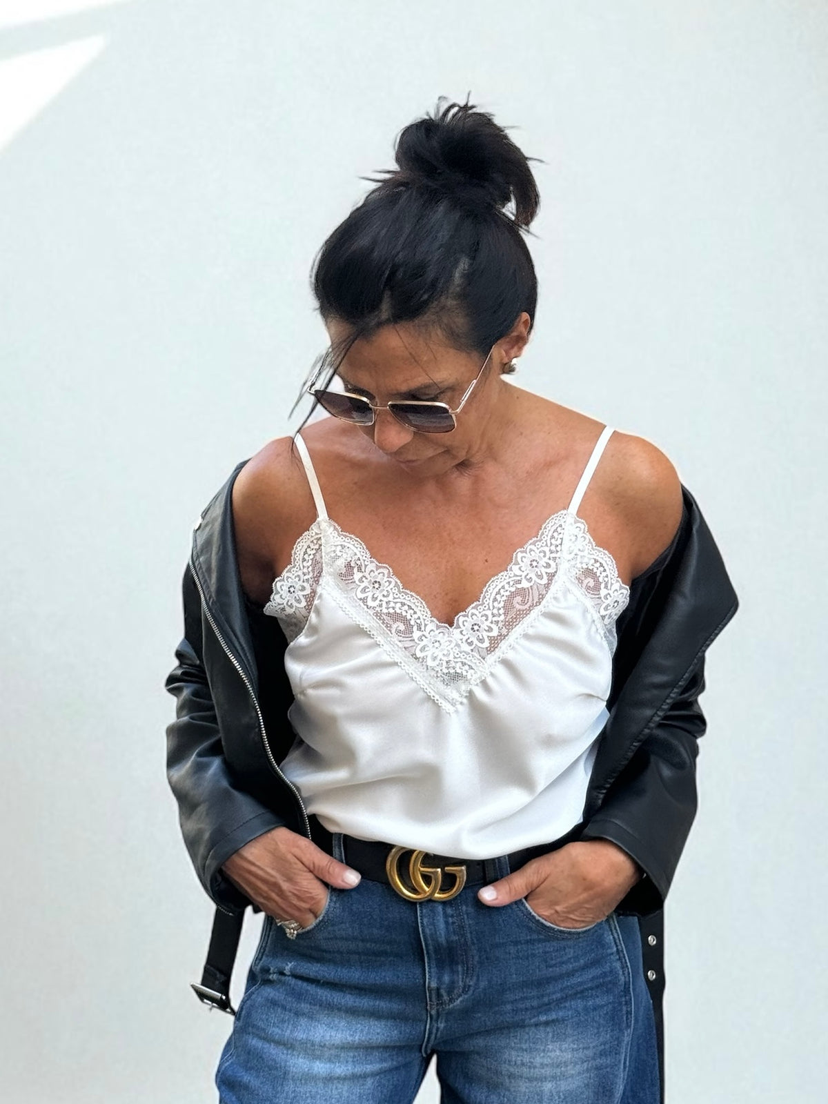 CANOTTA LINGERIE BIANCA