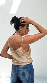 CANOTTA LINGERIE SABBIA