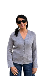CARDIGAN DENISE COLORE GRIGIO
