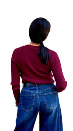 MAGLIA NORA BORDEAUX