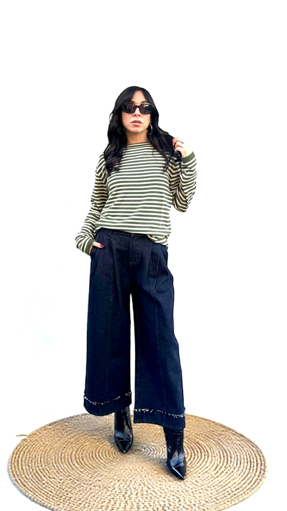 PULL IN CASHMERE RIGA VERDE