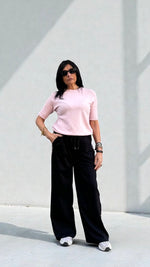 PULL MANICA 3/4 ROSA