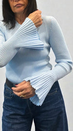 MAGLIA TULIPANO CIELO