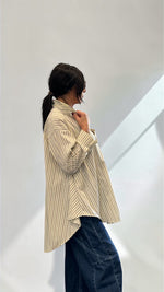 CAMICIA A TRAPEZIO RIGA CREMA
