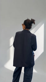 BLAZER OVER SIMO BLU