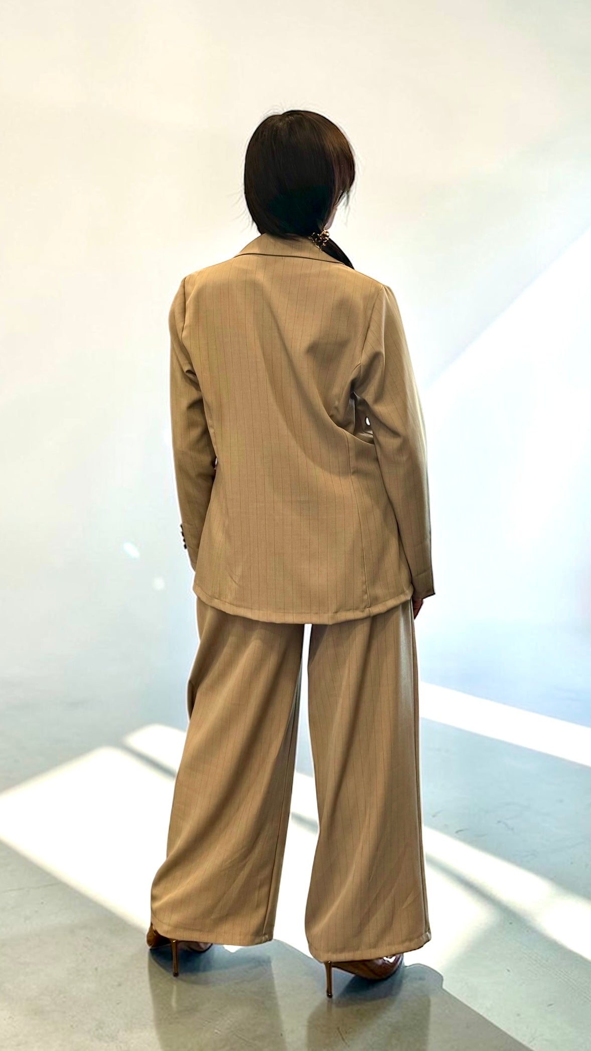 TAILLEUR GESSATO SIMPLY TAUPE