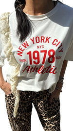 T-SHIRT SCRITTA E ROUGE
