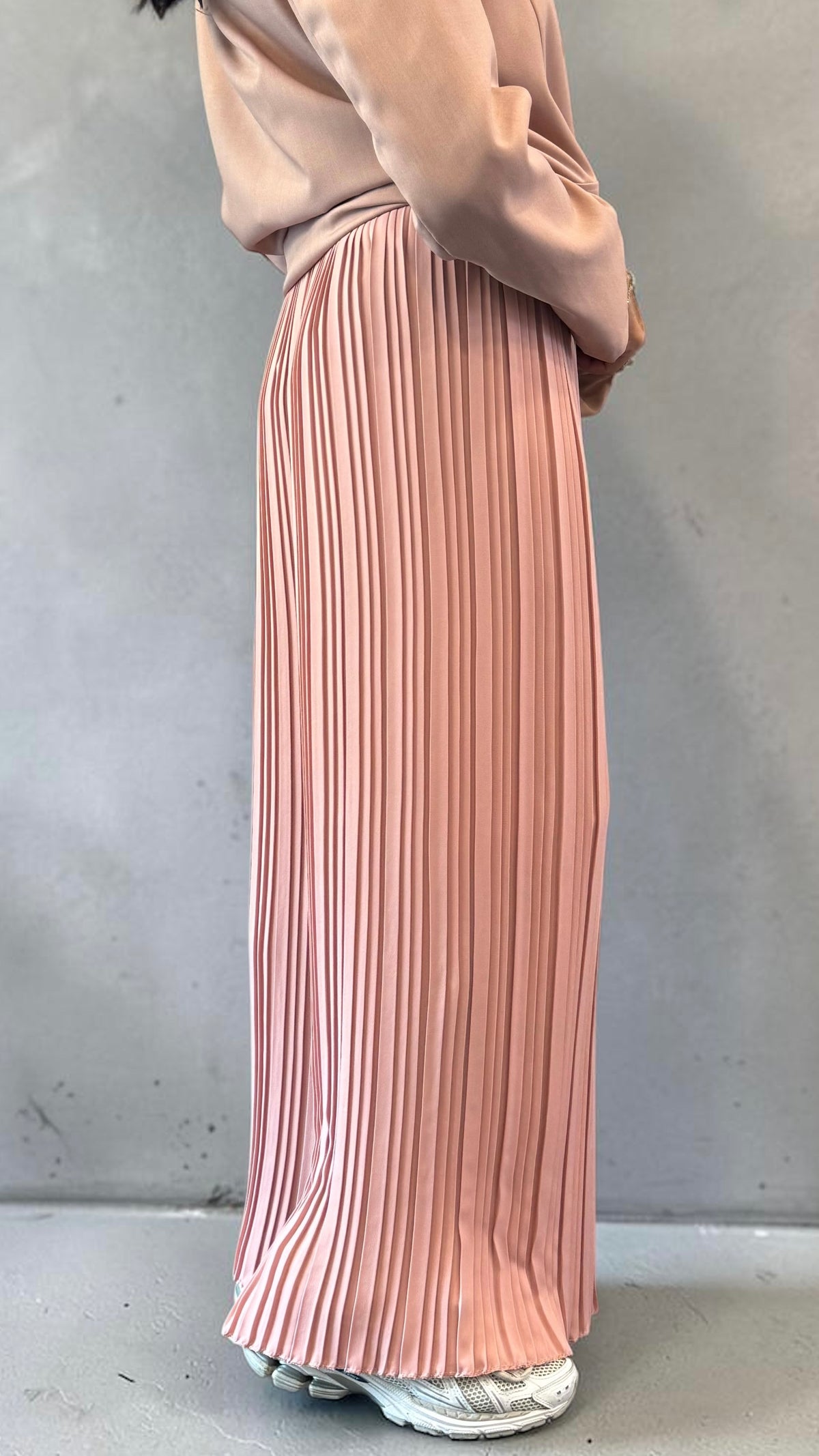 PANTALONE PLISSE' ROSA CIPRIA