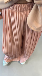 PANTALONE PLISSE' ROSA CIPRIA