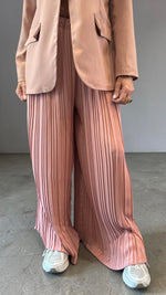 PANTALONE PLISSE' ROSA CIPRIA