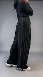 PANTALONE PLISSE' NERO