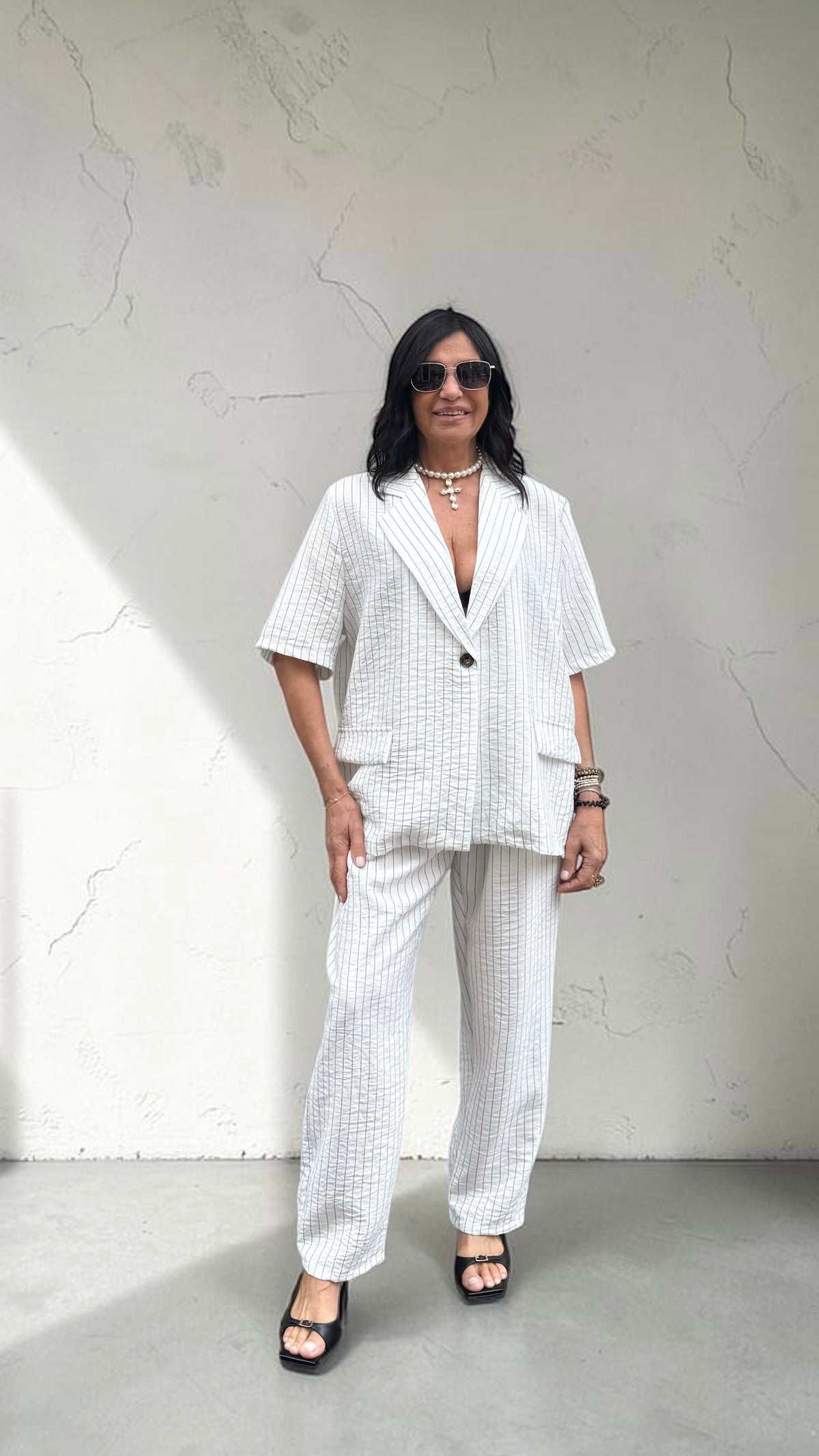 TAILLEUR GESSATO BIANCO