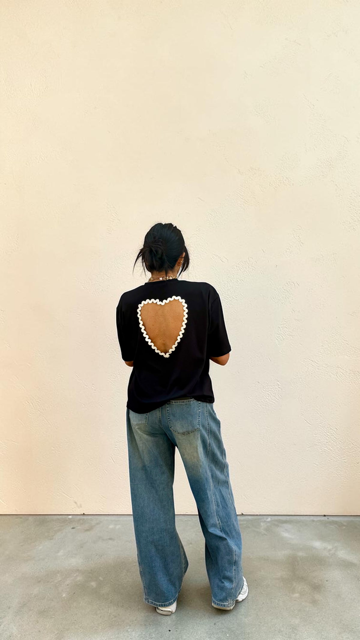 T-SHIRT LOVE NERA
