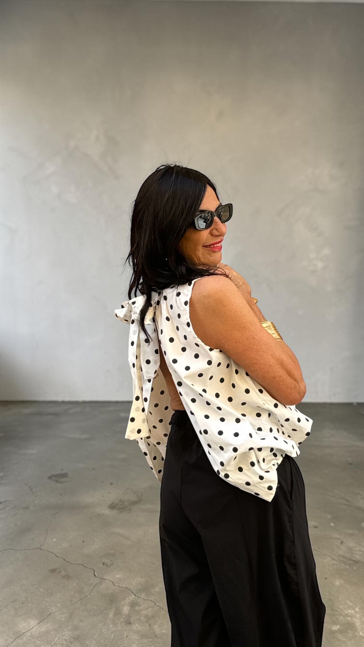 BLUSA SMANICATAPOIS BIANCA