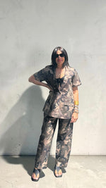 BLAZER A MANICA CORTA CAMUFLAGE