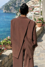 BLAZER SPACCO DIETRO CIOCCOLATO