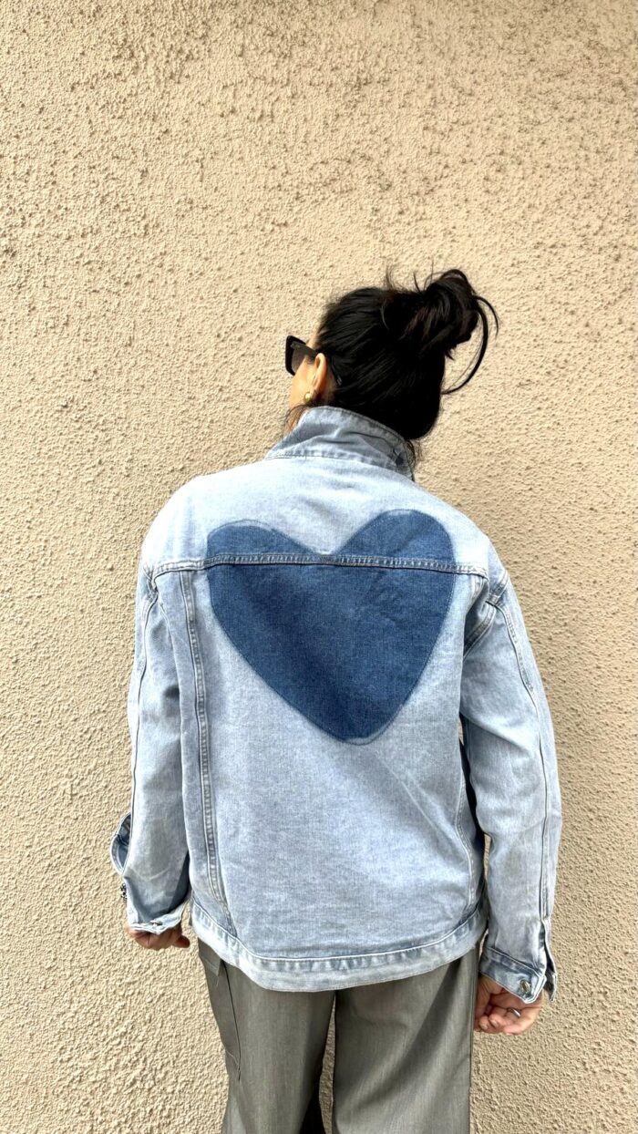 GIUBBETTO IN JEANS OVER