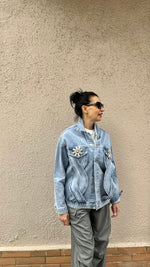 GIUBBETTO IN JEANS OVER