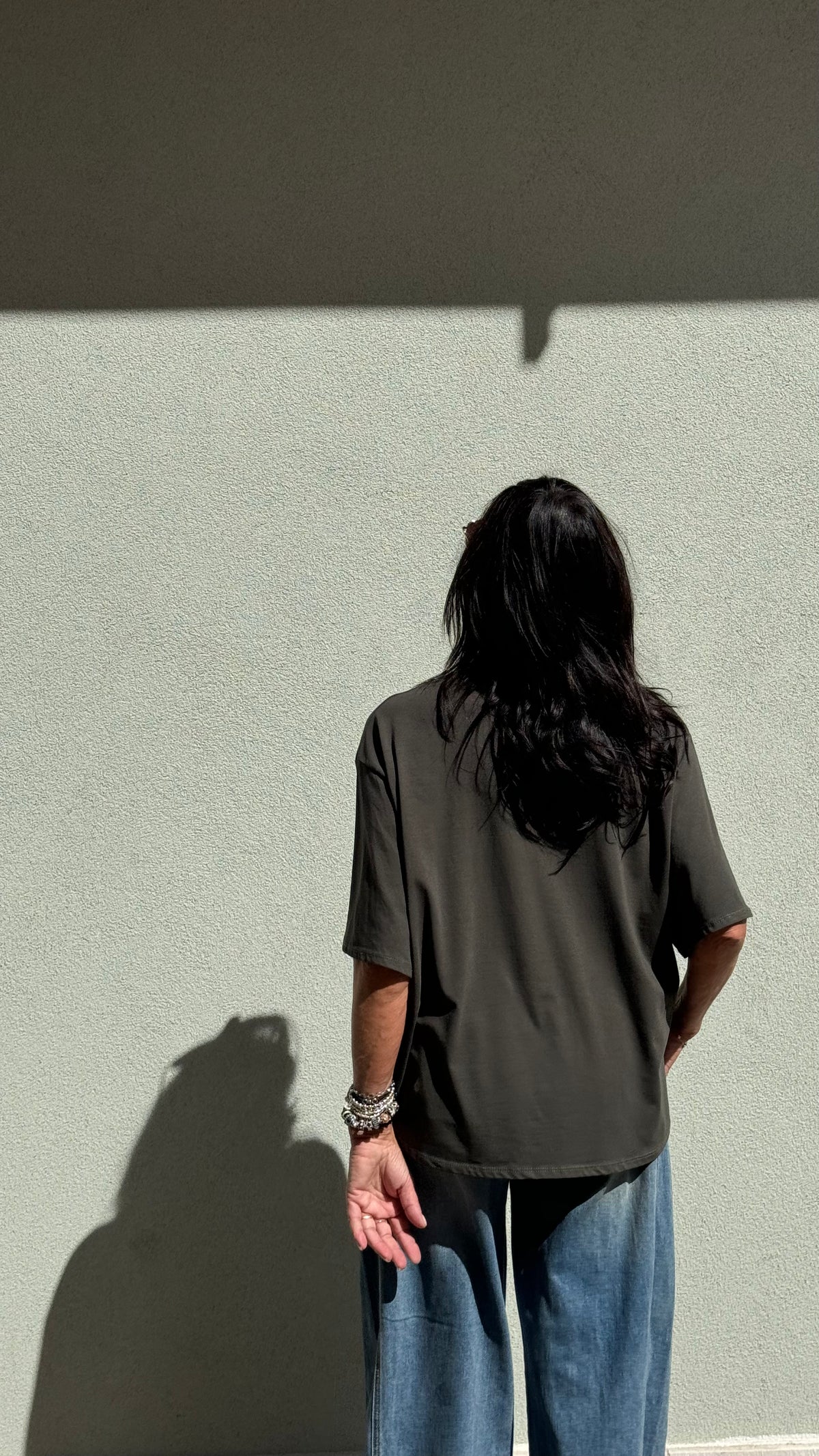 T-SHIRT EVELIN VERDE MILITARE