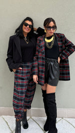 GIACCA TARTAN BASE BLU NOTTE