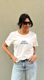 T-SHIRT SANTA PAZIENZA CHE NON HO