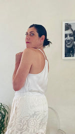 CANOTTA SATIN BIANCA