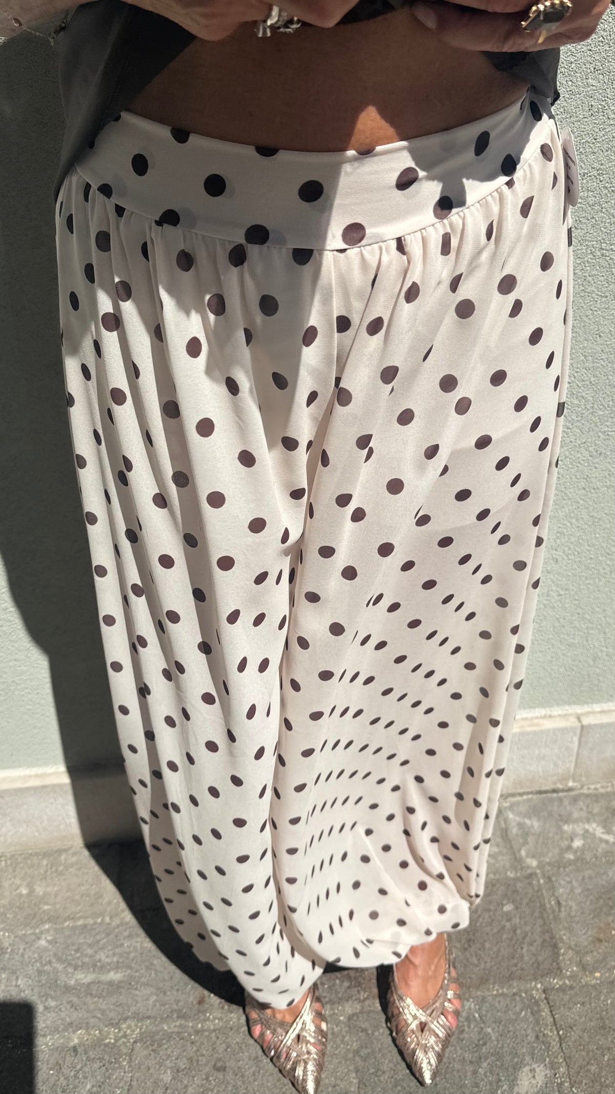 PANTALONE POIS PANNA