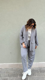 PANTALONE GESSATO A OVETTO