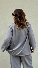 BLAZER GESSATO GRIGIO CHIARO