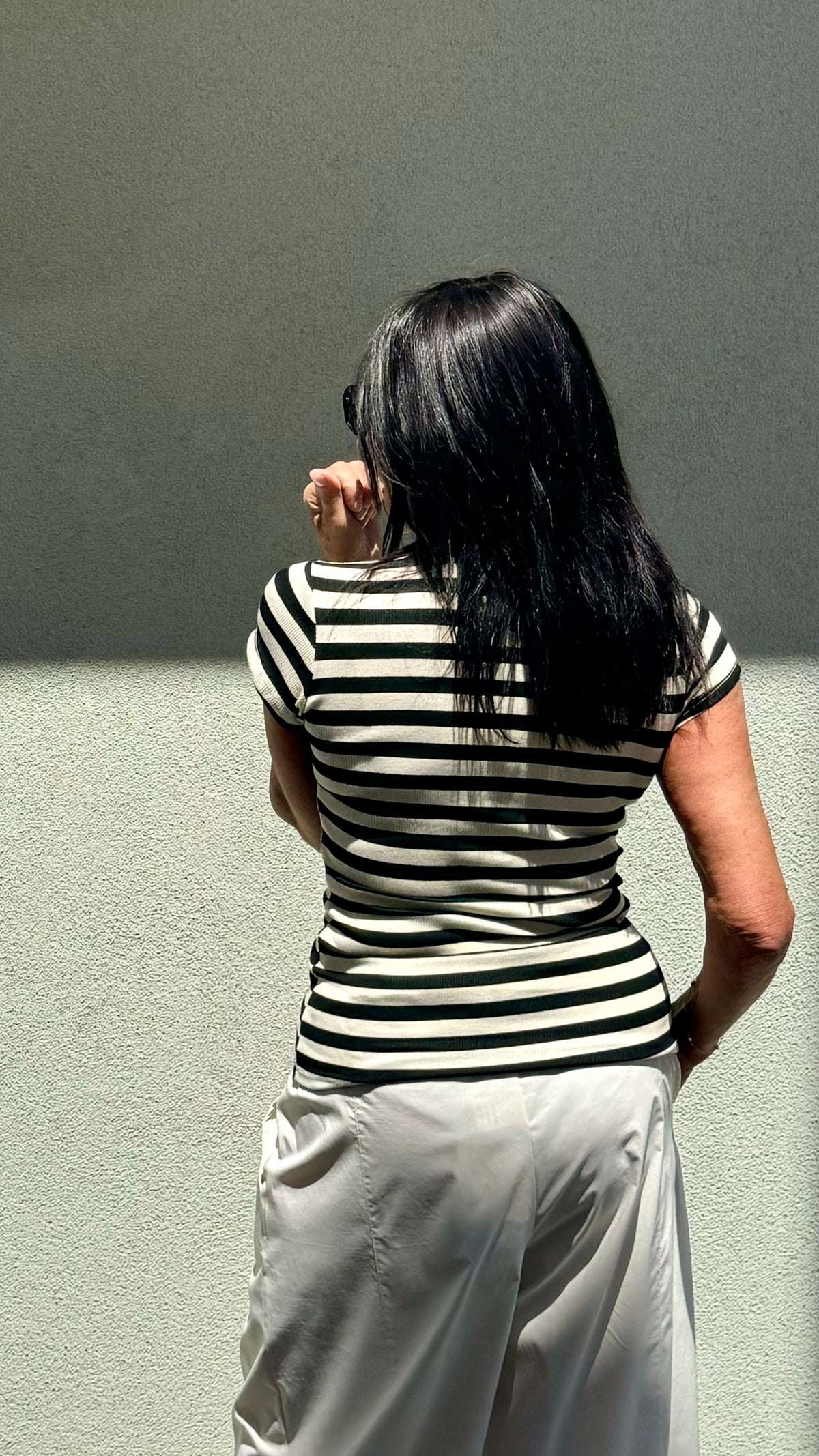 MAGLIETTA A RIGHE NERA