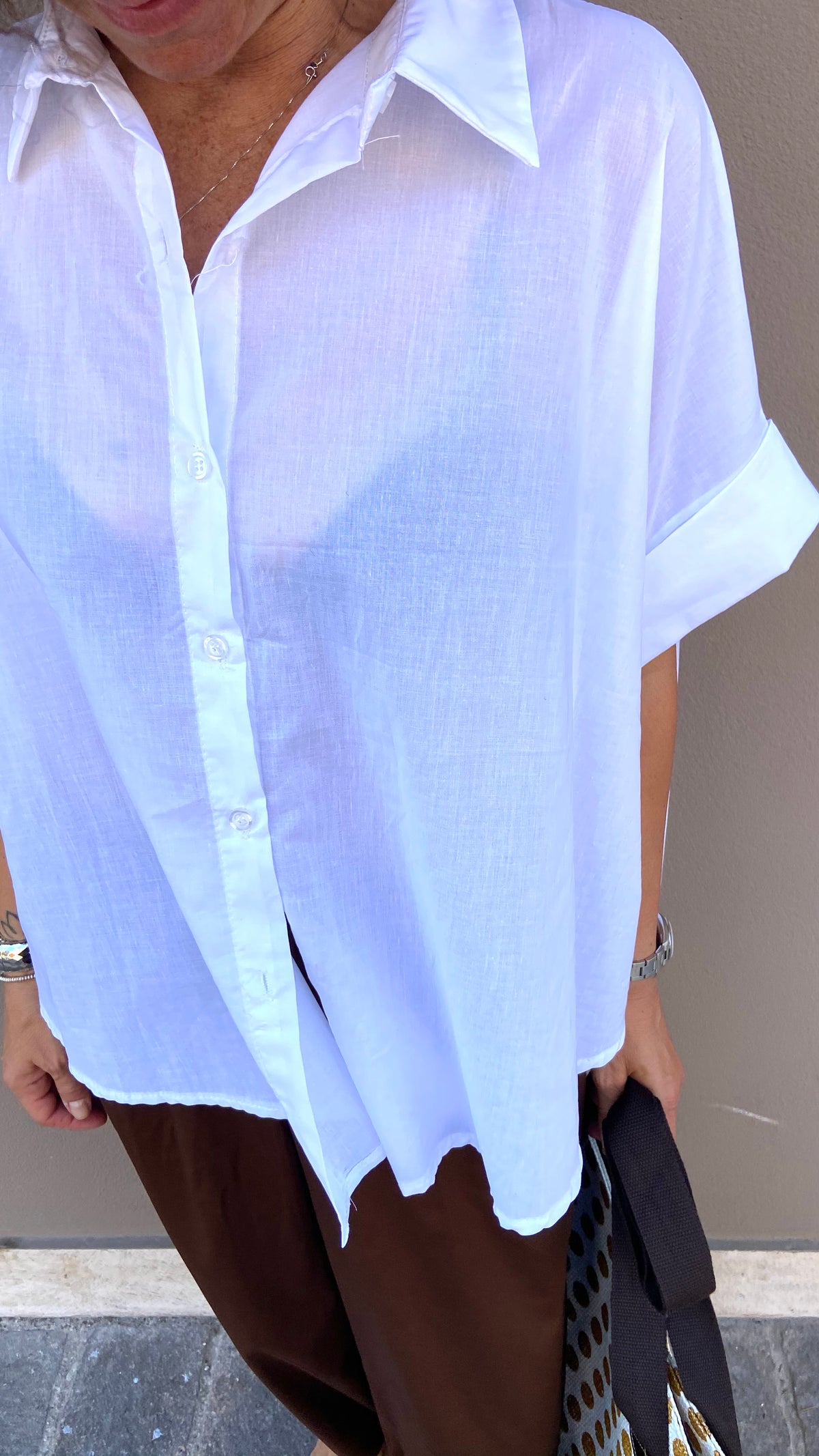 CAMICIA OVER BIANCA