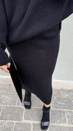 SET IN MAGLIA DONA NERO