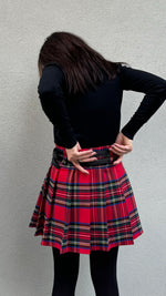 GONNA TARTAN A PIEGHE