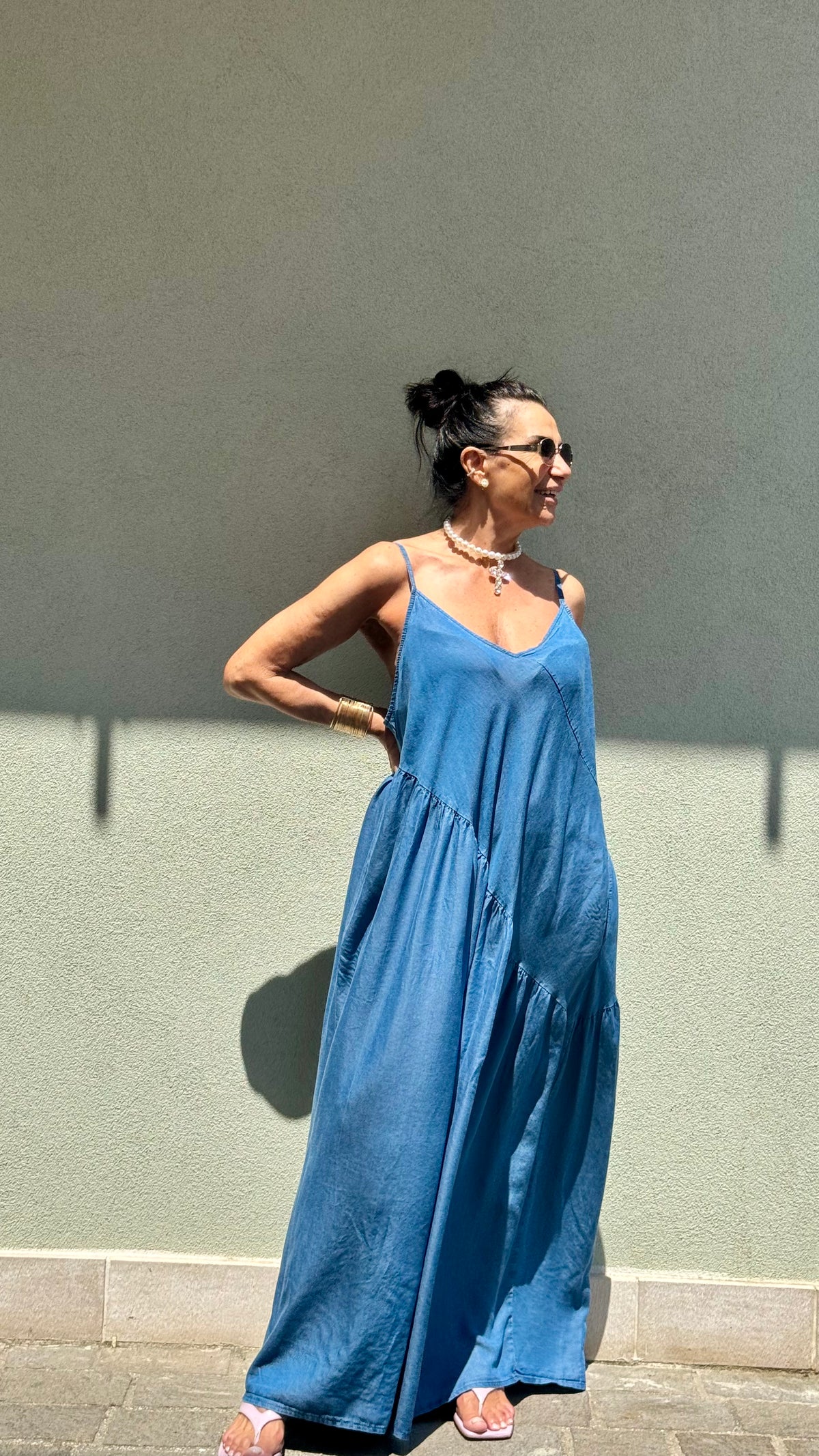 JUMPSUIT IN LIGHT JEANS