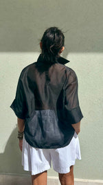 CAMICIA MANICHE NERA