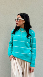 PULL RIGA FINA VERDE TIFFANY