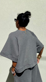 FELPA LARAM.CORTA GRIGIA