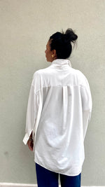 CAMICIA OVER BIANCA MANICA LUNGA