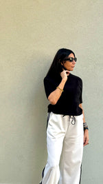 PULL MANICA 3/4 NERA