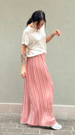 PANTALONE PLISSE' ROSA
