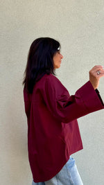 CAMICIA KELLY BORDEAUX