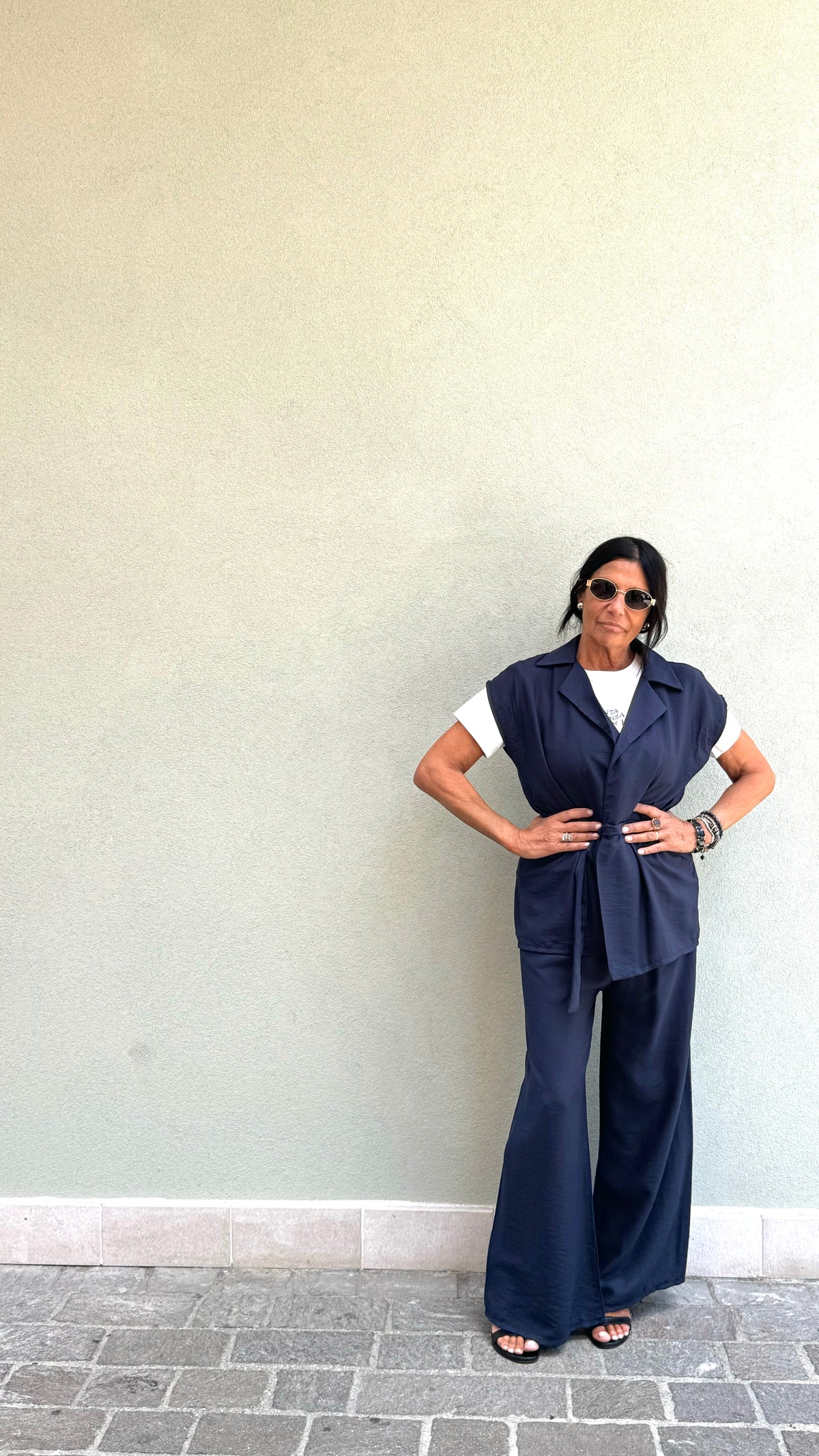 SET KIMONO BLU
