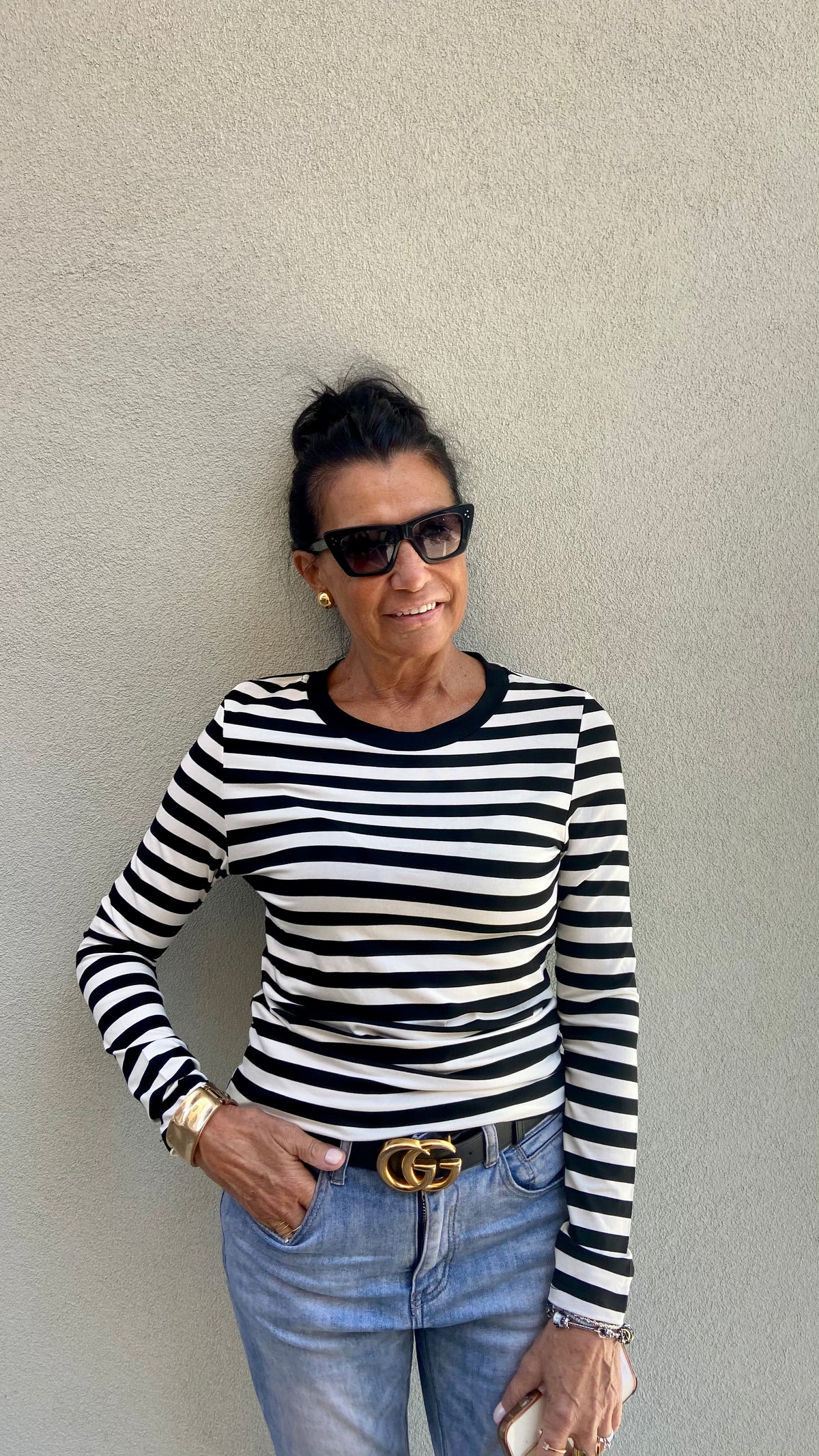 T-SHIRT MONICA BIANCA E GRIGIA