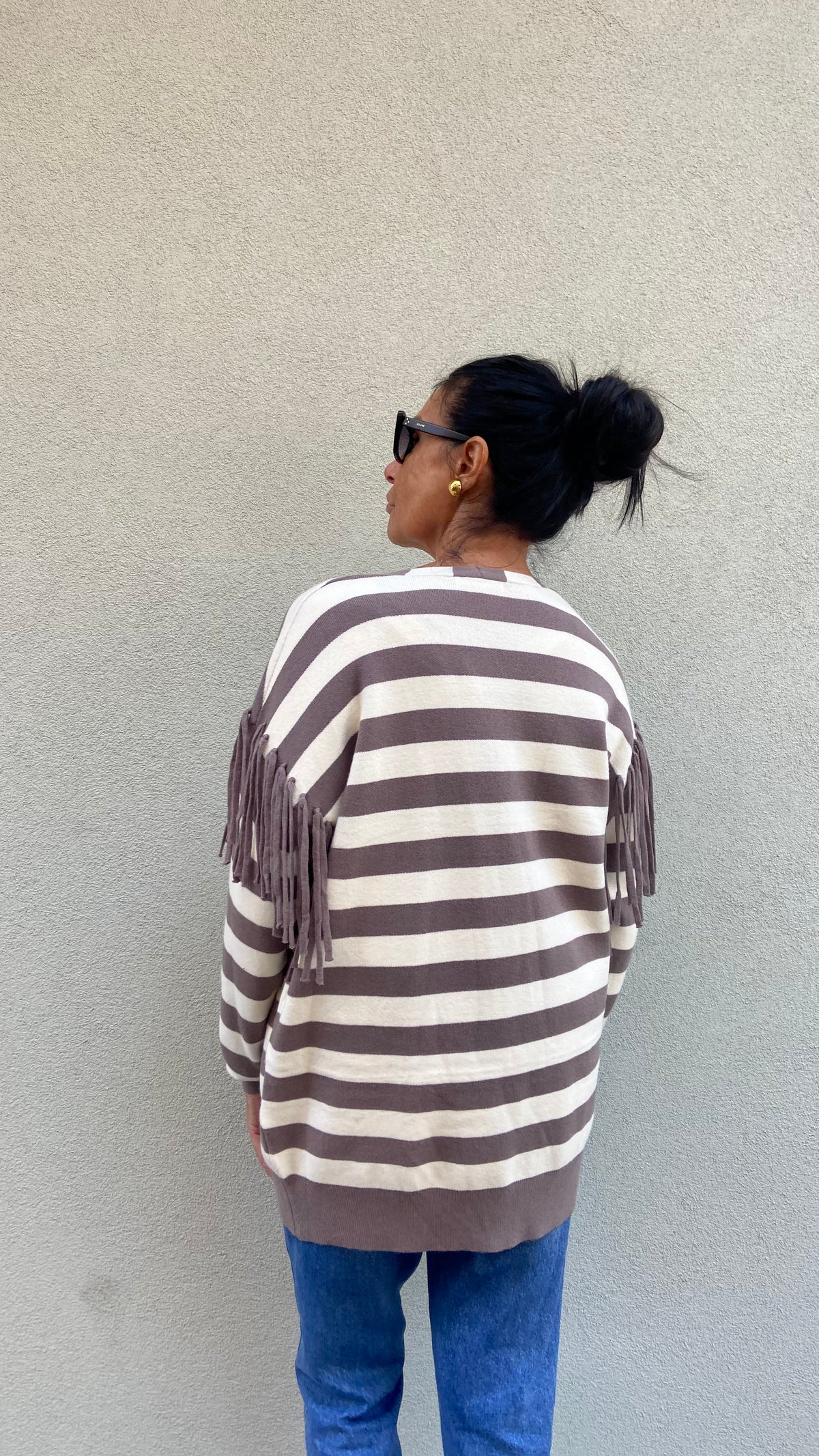 CARDIGAN FRANGIA RIGA FANGO